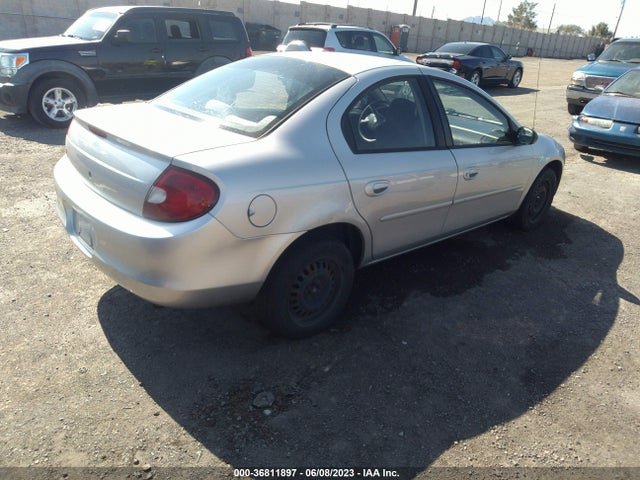2000 DODGE NEON HIGHLINE VIN: 1B3ES46C2YD661558