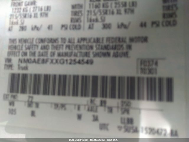 NM0AE8FXXG1254549 Ford Transit Connect Wagon Xlt