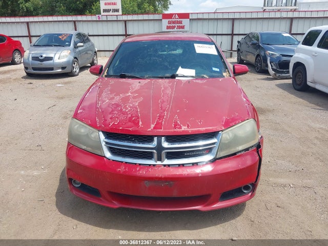 2013 DODGE AVENGER SXT VIN: 1C3CDZCB4DN662339