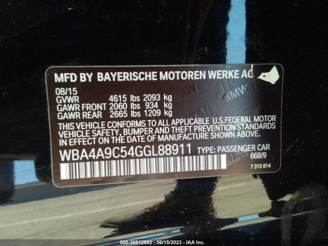 WBA4A9C54GGL88911 BMW 4 Series 428i