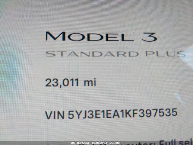 Tesla Model 3 Range 2019 5YJ3E1EA1KF397535 Image 9