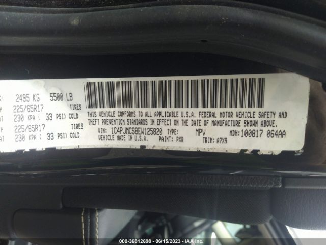 1C4PJMCS8EW125820 Jeep Cherokee Latitude