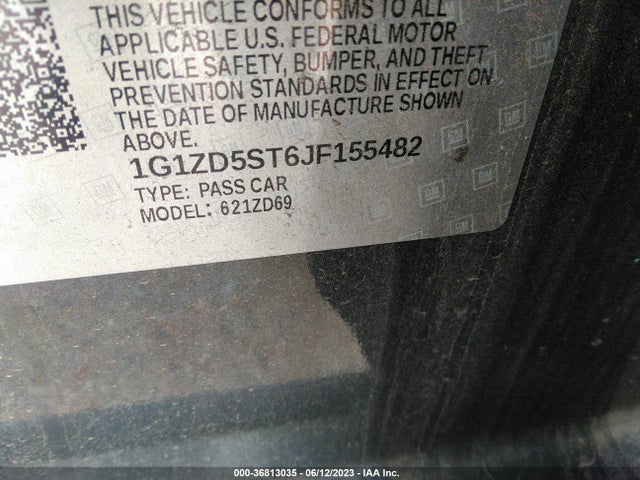 Chevrolet MALIBU LT 2018 1G1ZD5ST6JF155482 Image 14