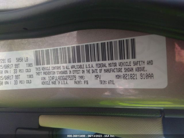 1C4PJLAB3GW275379 Jeep Cherokee Sport