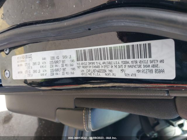 1C4PJLAB7HW623394 Jeep Cherokee Sport
