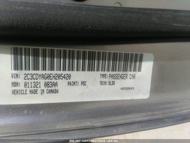 Dodge Challenger Sxt Plus 2014 2C3CDYAG0EH205420 Image 9
