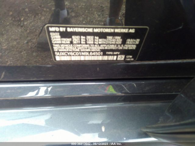 5UXCY6C01N9L64501 BMW X6 Xdrive40i