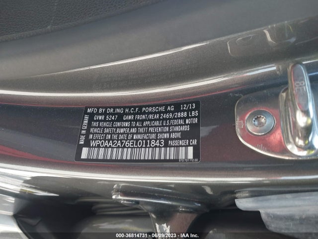 2014 Porsche Panamera, VIN: WP0AA2A76EL011843