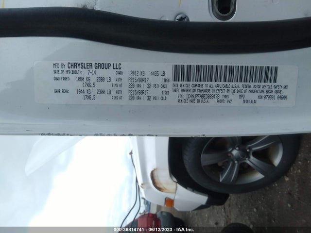 2014 JEEP PATRIOT HIGH ALTITUDE VIN: 1C4NJPFA8ED889478