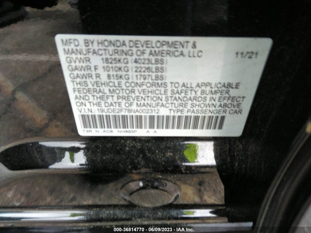 19UDE2F78NA002312 Acura Ilx W/premium Package