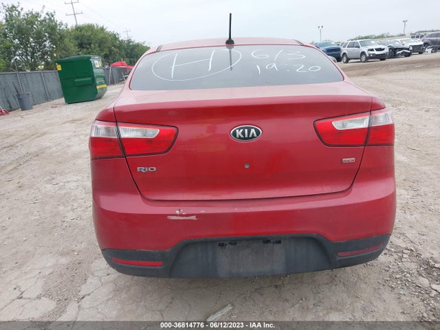 2013 KIA RIO LX VIN: KNADM4A33D6265257