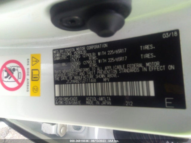2018 Lexus NX, VIN: JTJYARBZ7J2111468
