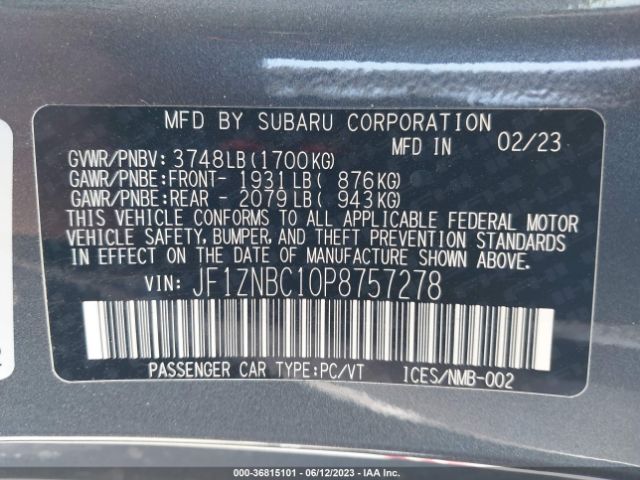 Toyota GR86 2023 JF1ZNBC10P8757278 Image 11