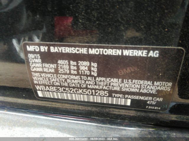 WBA8E3C52GK501285 BMW 3 Series 328i Xdrive