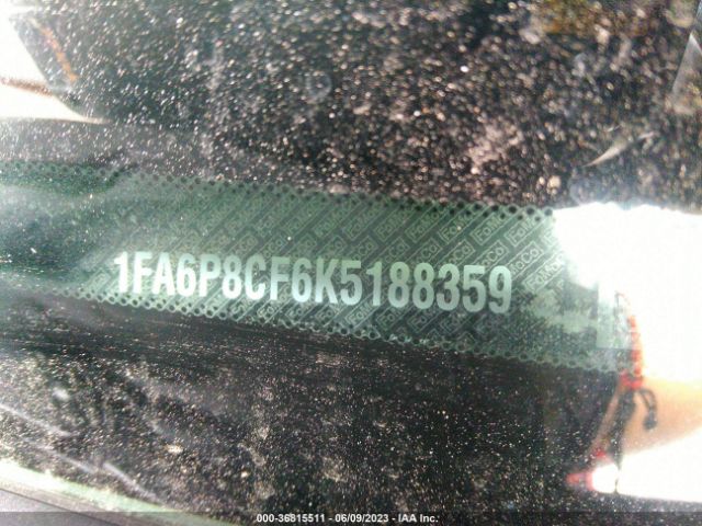 1FA6P8CF6K5188359 Ford MUSTANG GT