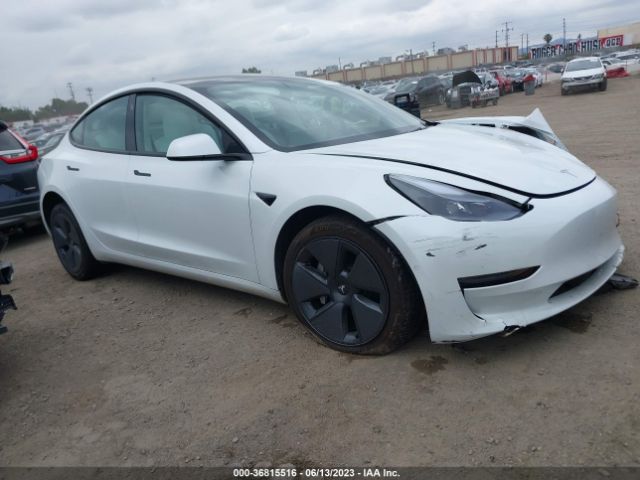 2022 Tesla Model 3 მანქანა იყიდება აუქციონზე, vin: 5YJ3E1EA4NF322204, აუქციონის ნომერი: 36815516