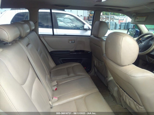 2002 TOYOTA HIGHLANDER VIN: JTEGF21A820071042
