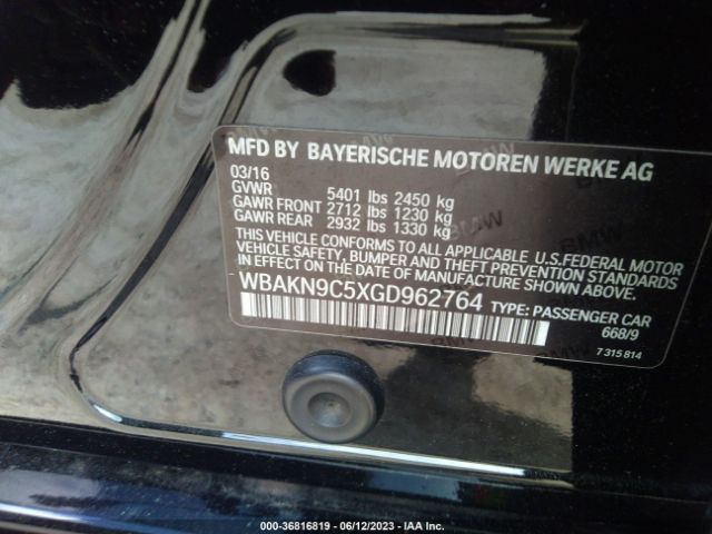 WBAKN9C5XGD962764 BMW 5 Series 550i