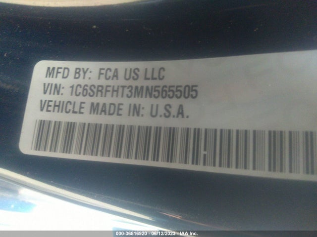 1C6SRFHT3MN565505 RAM 1500 Limited