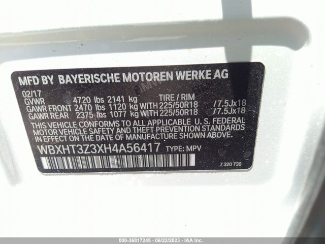 BMW X1 Xdrive28i 2017 WBXHT3Z3XH4A56417 Image 9