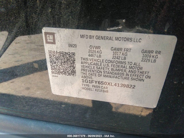Chevrolet BOLT EV LT 2020 1G1FY6S0XL4139822 Image 8