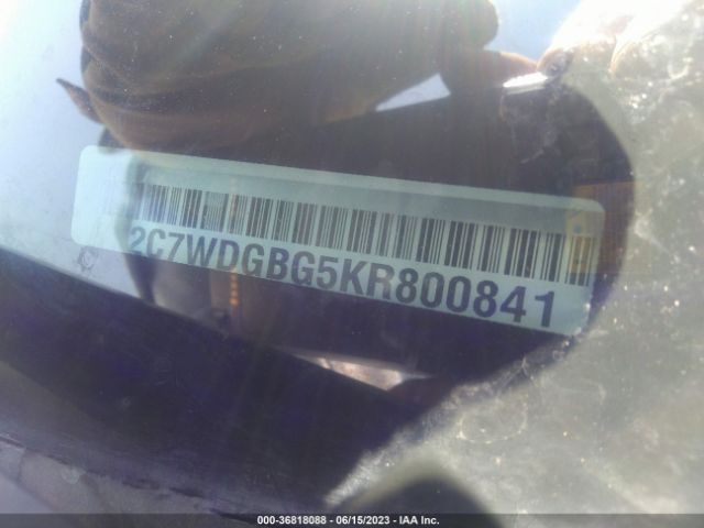 2C7WDGBG5KR800841 Dodge Grand Caravan Se