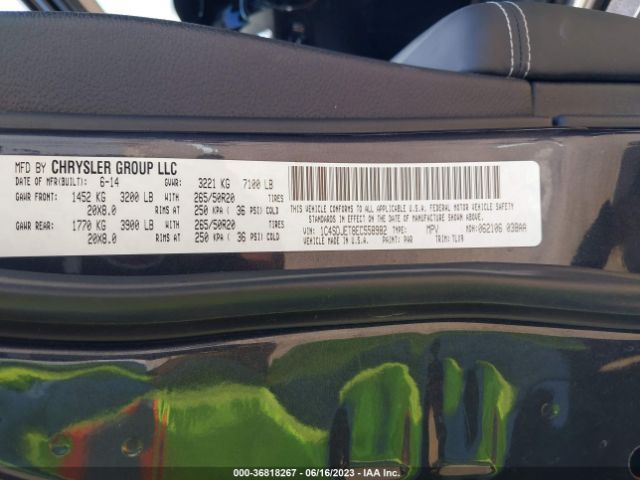1C4SDJET8EC558982 Dodge Durango Citadel