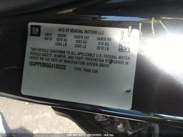 1G4PP5SK6G4106232 Buick Verano