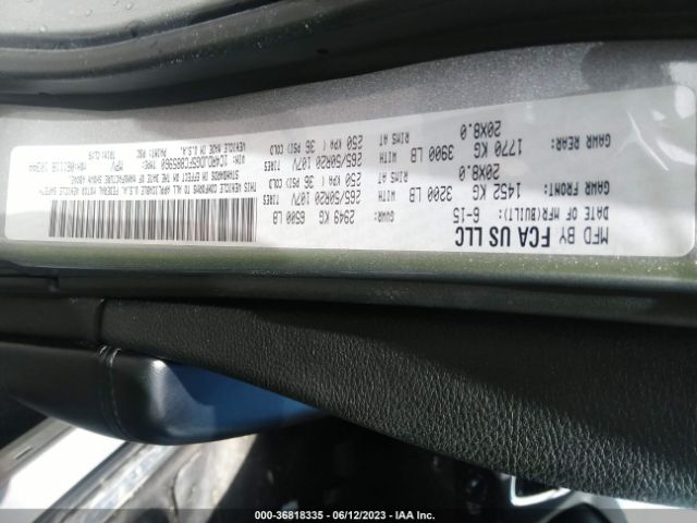 1C4RDJDG5FC885960 Dodge DURANGO LIMITED