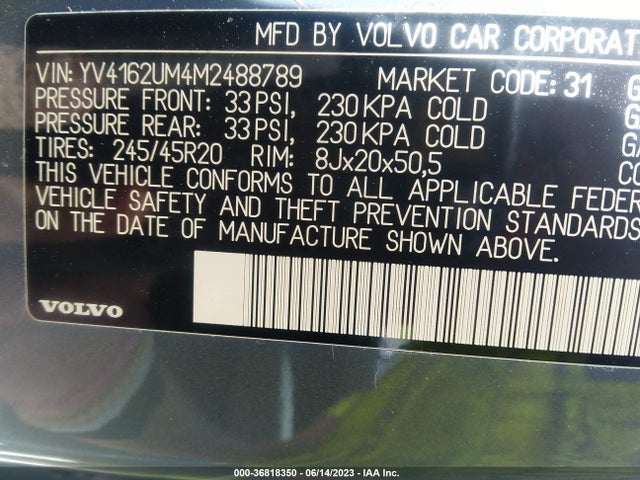 YV4162UM4M2488789 Volvo b4204t (mp)