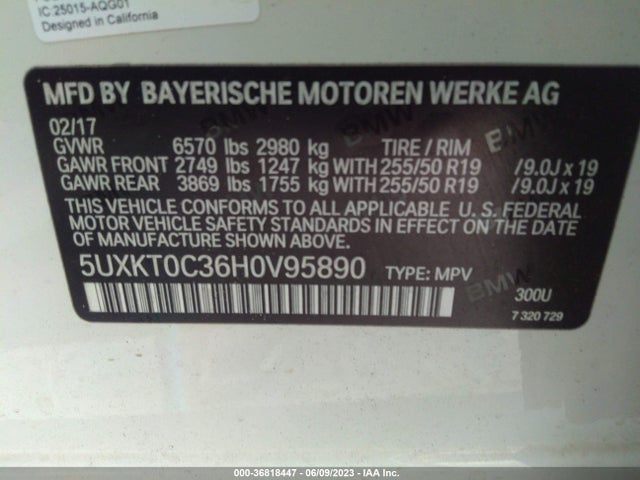 BMW X5 Xdrive40e Iperformance 2017 5UXKT0C36H0V95890 Image 9