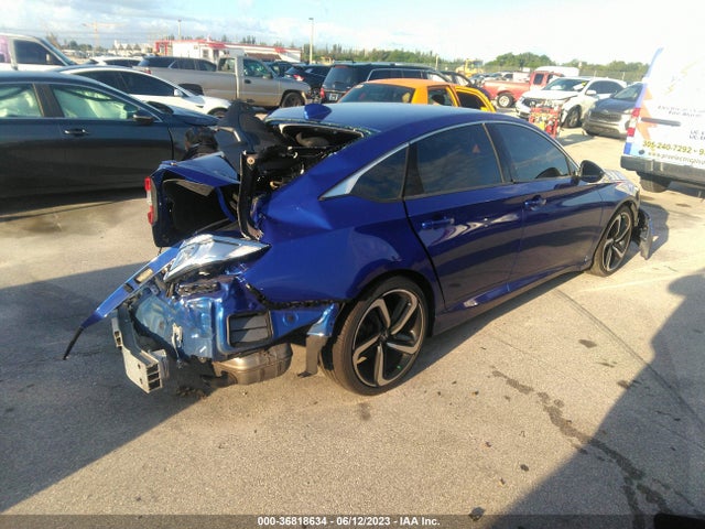 2020 HONDA ACCORD SEDAN SPORT VIN: 1HGCV1F37LA044857