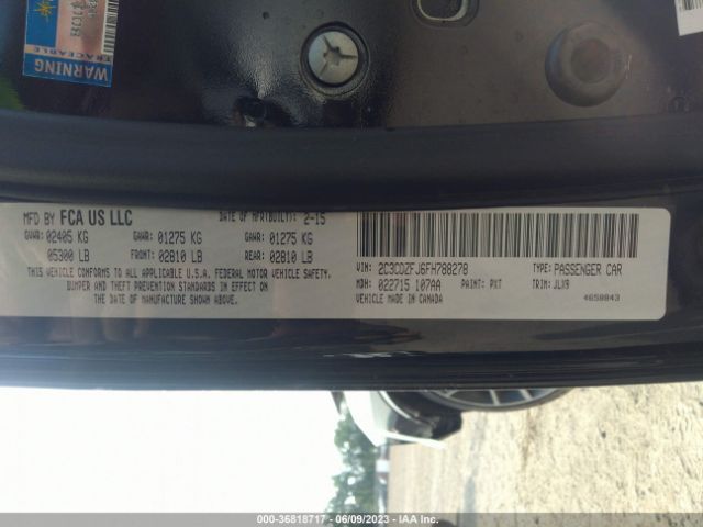 2C3CDZFJ6FH788278 Dodge Challenger R/t Scat Pack