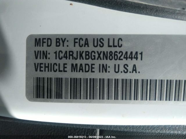 1C4RJKBGXN8624441 Jeep Grand Cherokee L Limited