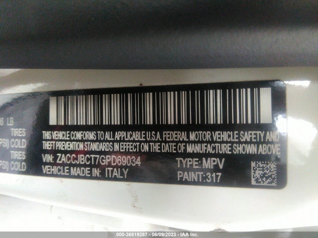 ZACCJBCT7GPD69034 Jeep Renegade Trailhawk