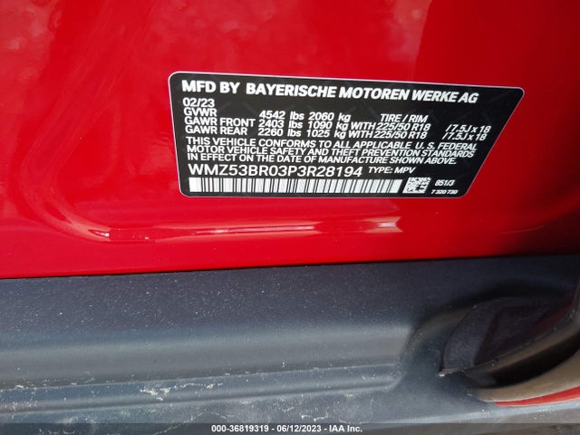 2023 Mini Countryman, VIN: WMZ53BR03P3R28194