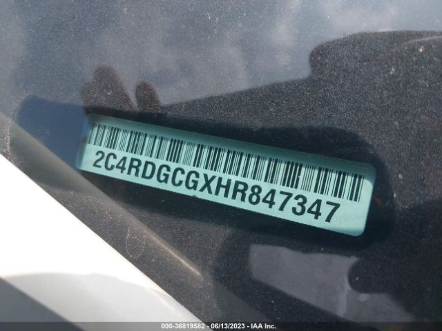 2C4RDGCGXHR847347 Dodge Grand Caravan Sxt