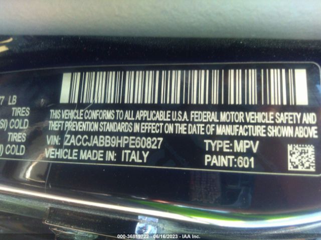 ZACCJABB9HPE60827 Jeep Renegade Latitude