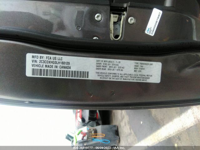 2C3CDXHG0LH188129 Dodge CHARGER GT