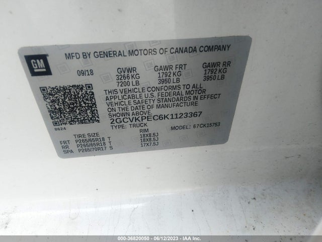 Chevrolet Silverado 1500 Ld Lt 2019 2GCVKPEC6K1123367 Image 9