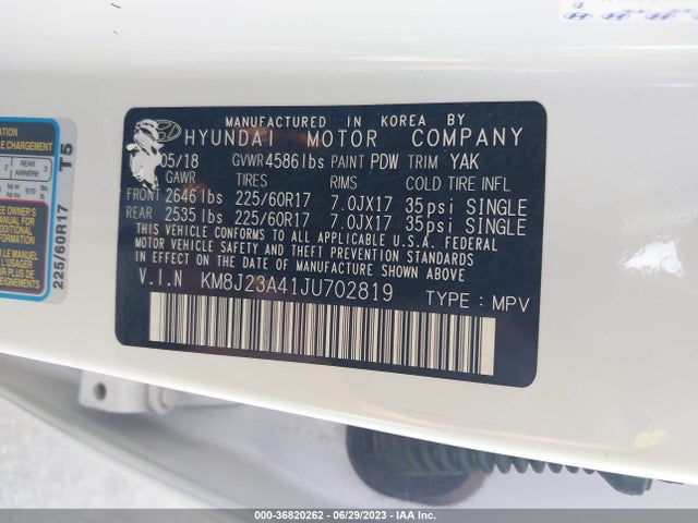 Hyundai TUCSON SE 2018 KM8J23A41JU702819 Image 14