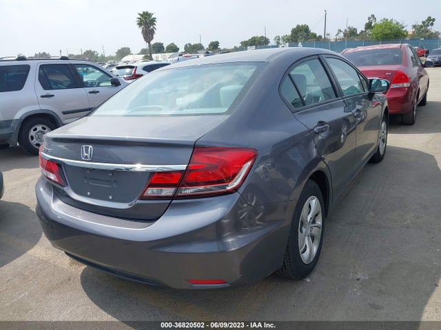 Honda Civic Sedan Lx 2015 2HGFB2F57FH563250 Image 4