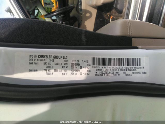 1C4SDJDT3EC301228 Dodge DURANGO LIMITED