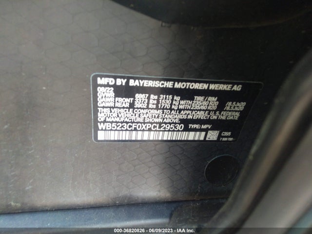 2023 BMW iX, VIN: WB523CF0XPCL29530