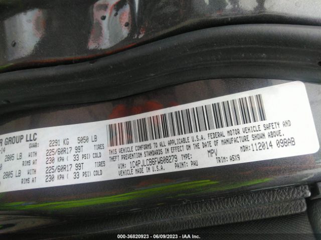 1C4PJLCB6FW608279 Jeep Cherokee Latitude