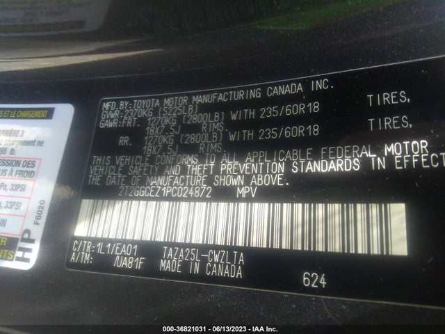 2023 Lexus NX, VIN: 2T2GGCEZ1PC024872