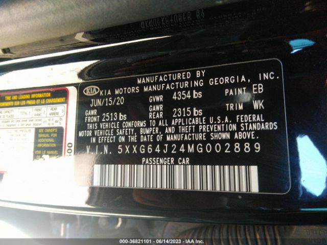5XXG64J24MG002889 KIA K5 Gt-line