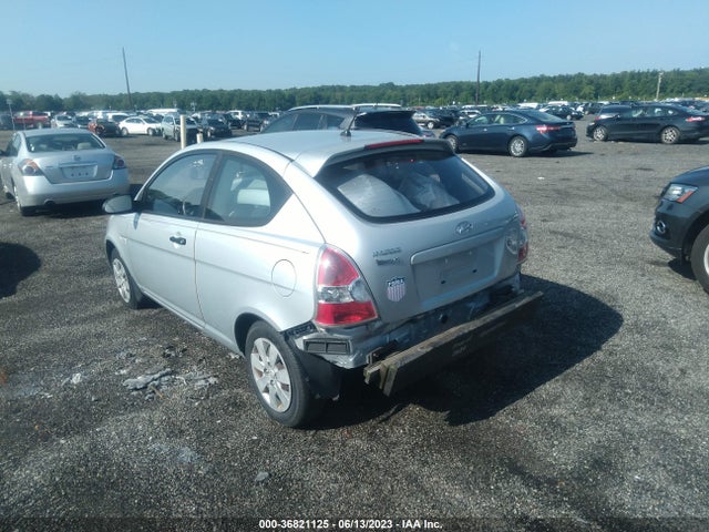 2008 HYUNDAI ACCENT GS VIN: KMHCM36C38U072590