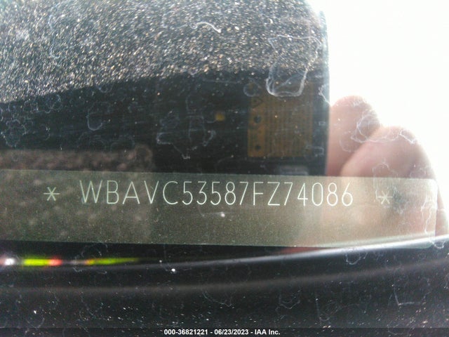 2007 BMW 3 SERIES 328I VIN: WBAVC53587FZ74086