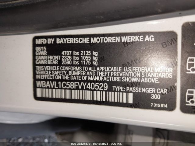 WBAVL1C58FVY40529 BMW X1 Xdrive28i